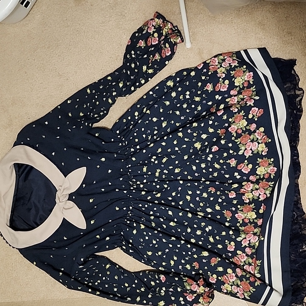 Floral one piece dress